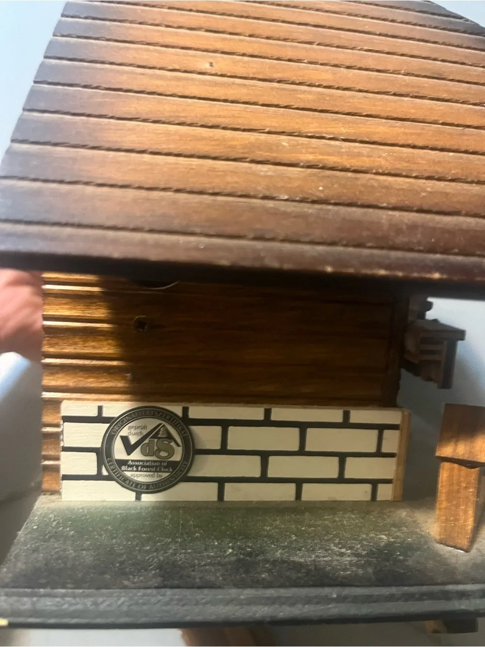 Authentic German Black Forest Chalet Cuckoo Clock VdS Seal - As-Is